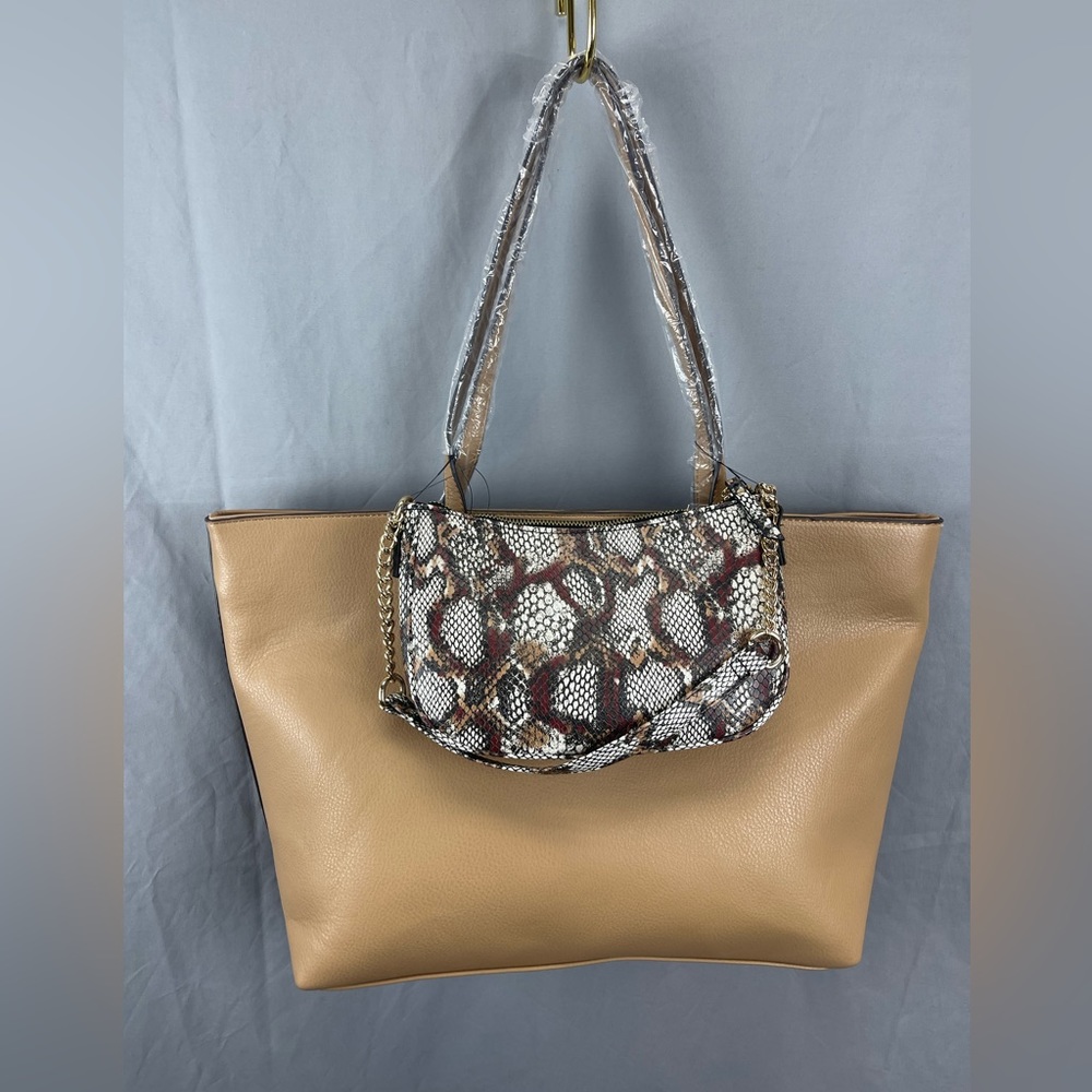 inc international 2pc womens tote and mini bag